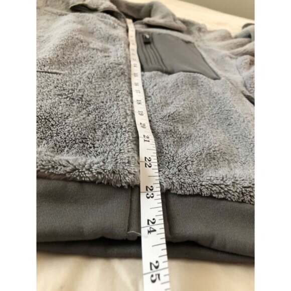 Mountain Hardwear Women Polartec Monkey Jacket M Gray Full Zip Fuzzy Outdoor - Picture 10 of 10